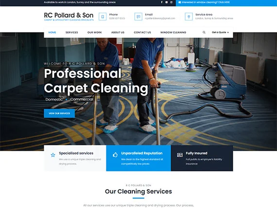 RC Pollard Website Design & Development